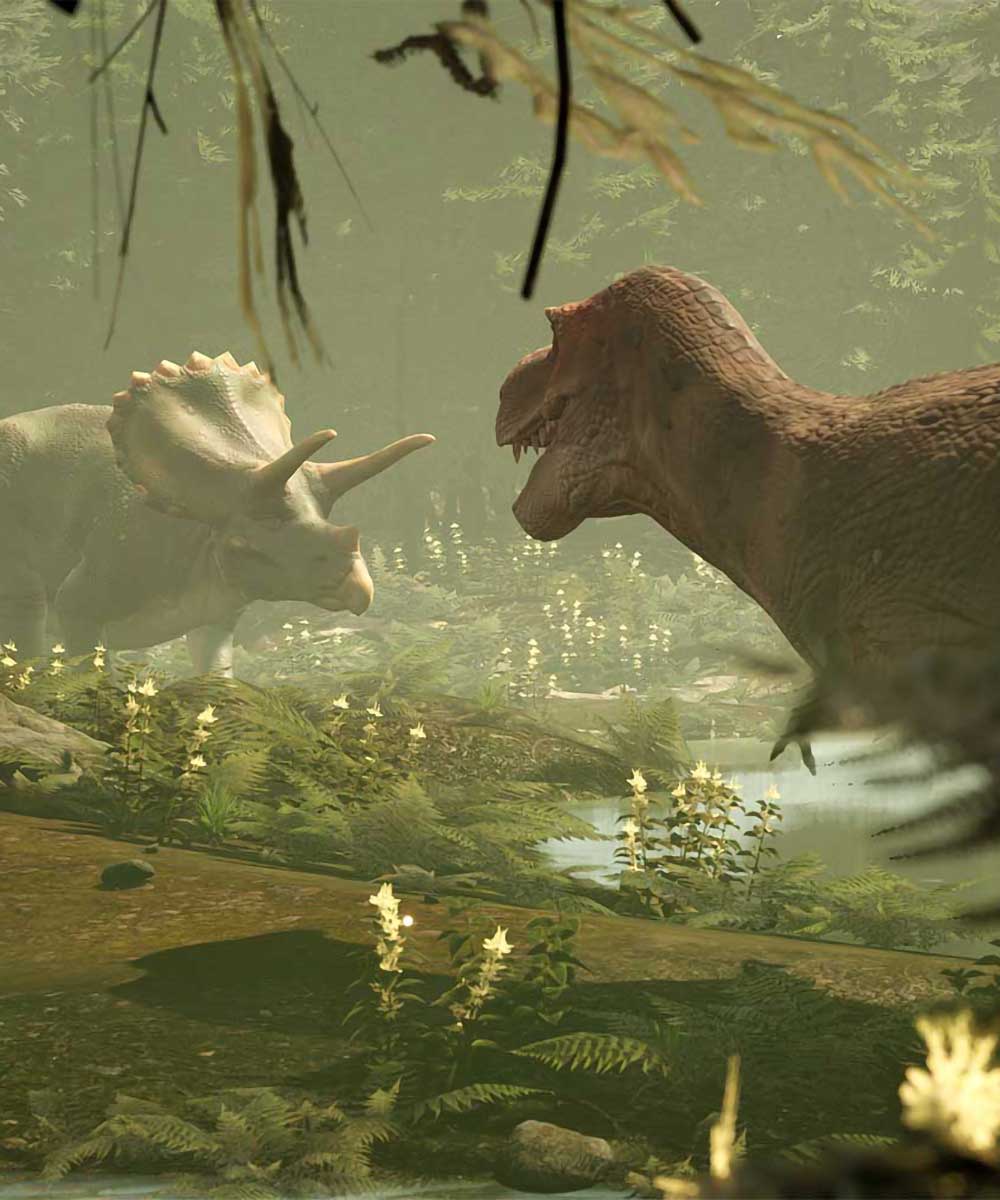 Hologram Zoo Lehigh Valley: Triceratops and T Rex