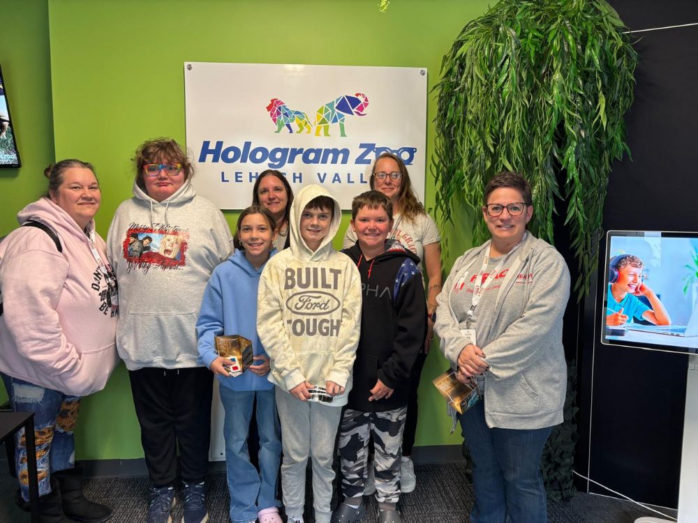 Reach Cyber Charter School visits Hologram Zoo in Easton, PA