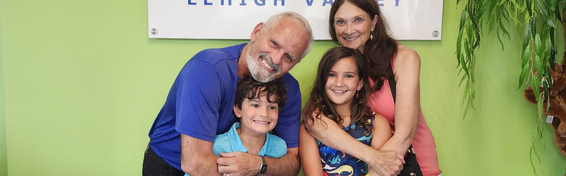 Family of four at Hologram Zoo Lehigh Valley